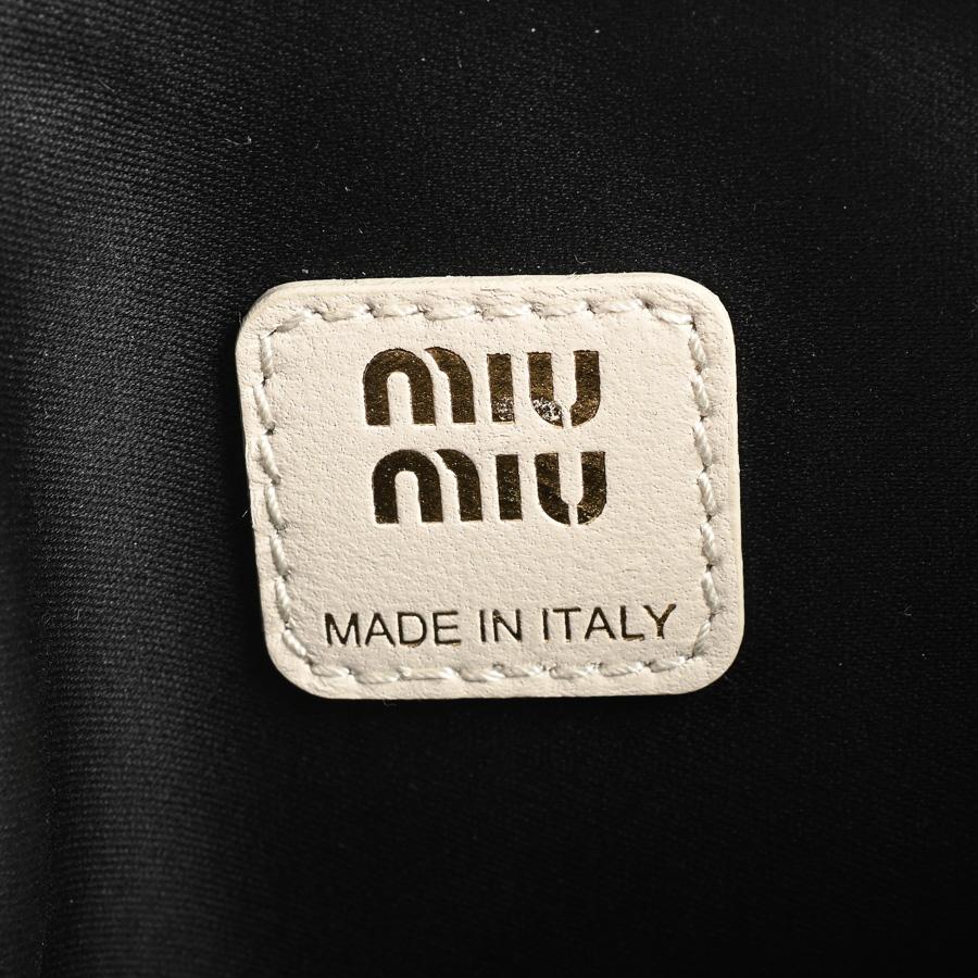 miu miu（ミュウミュウ） クラッチポーチ ポーチ 5NH012 アイボリー