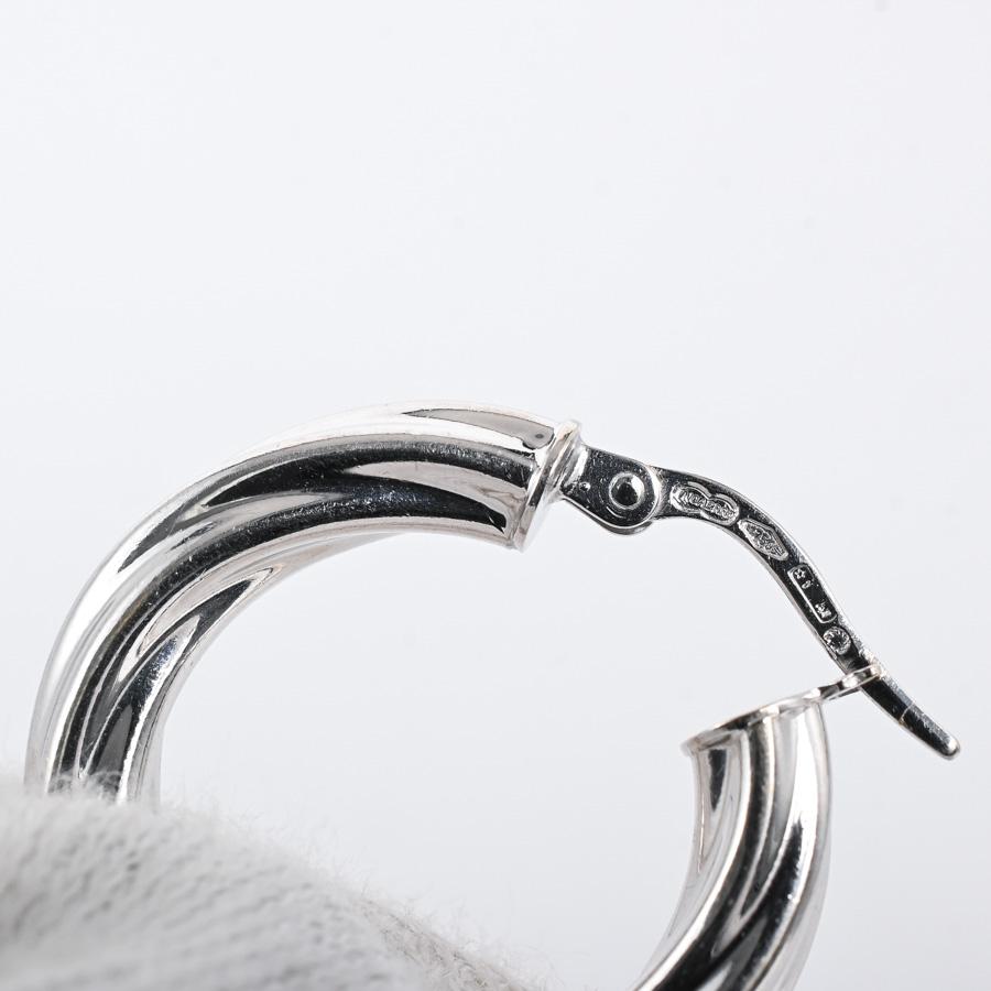 ウノアエレ フープ ピアス  約:W4xH23mm  レディース 中古A品の画像