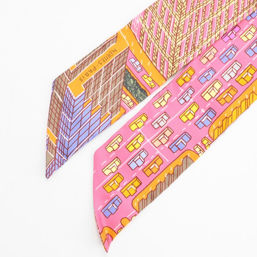 エルメス ツイリー STORY ストーリー マルチカラー タグ無し HERMES