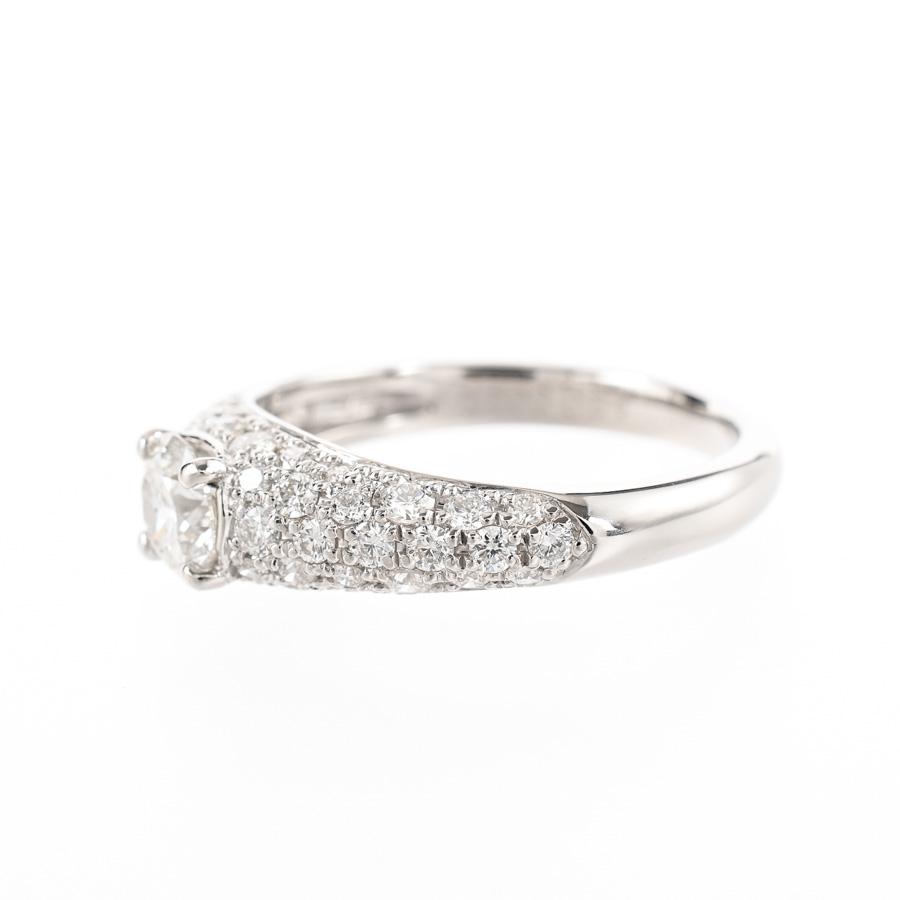 ダイヤ リング  ダイヤ0.508/0.64ct 12号 5.0g レディース 中古A品の画像