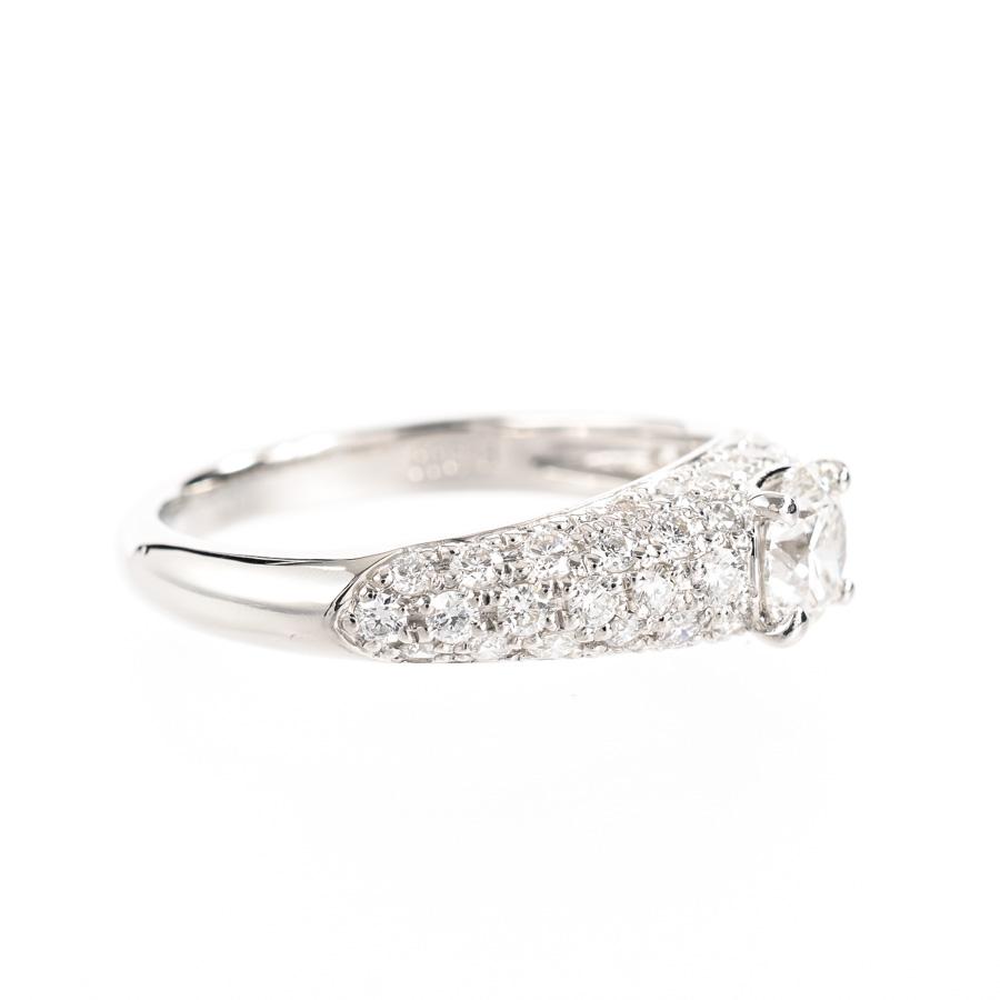 ダイヤ リング  ダイヤ0.508/0.64ct 12号 5.0g レディース 中古A品の画像