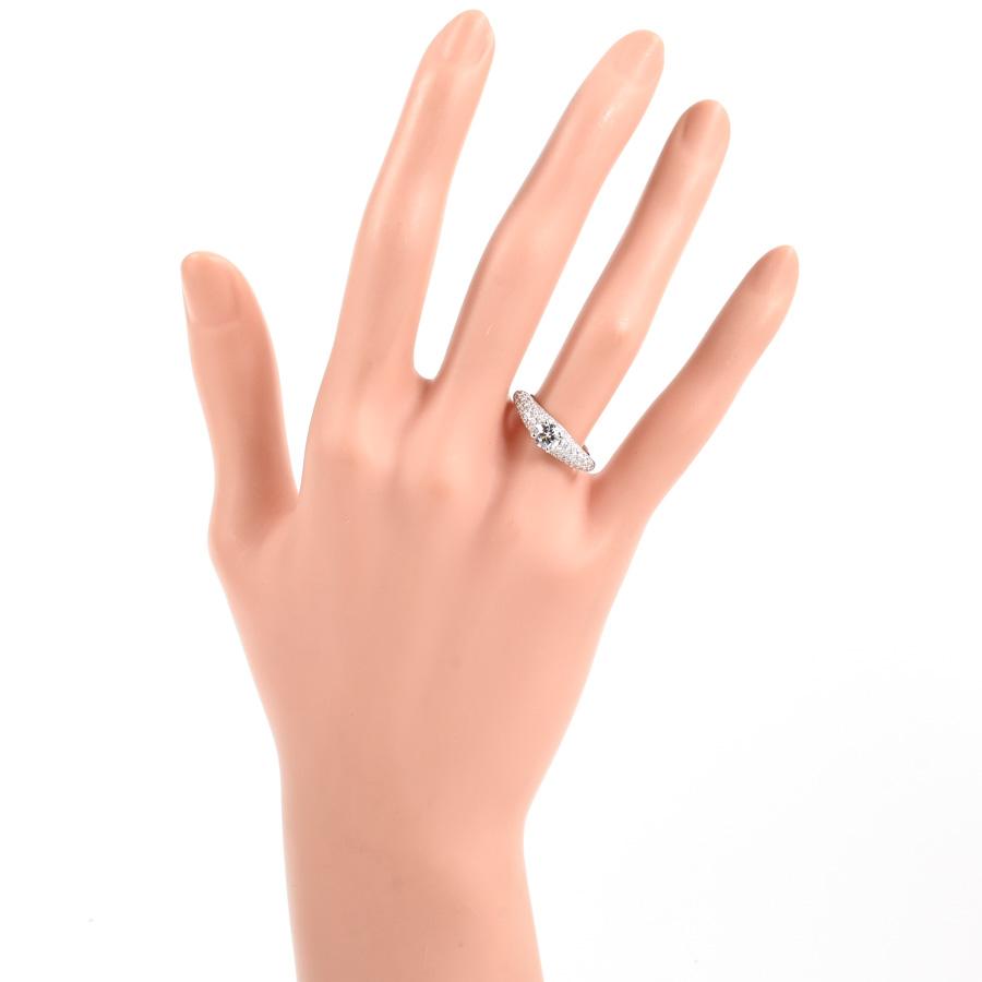 ダイヤ リング  ダイヤ0.508/0.64ct 12号 5.0g レディース 中古A品の画像
