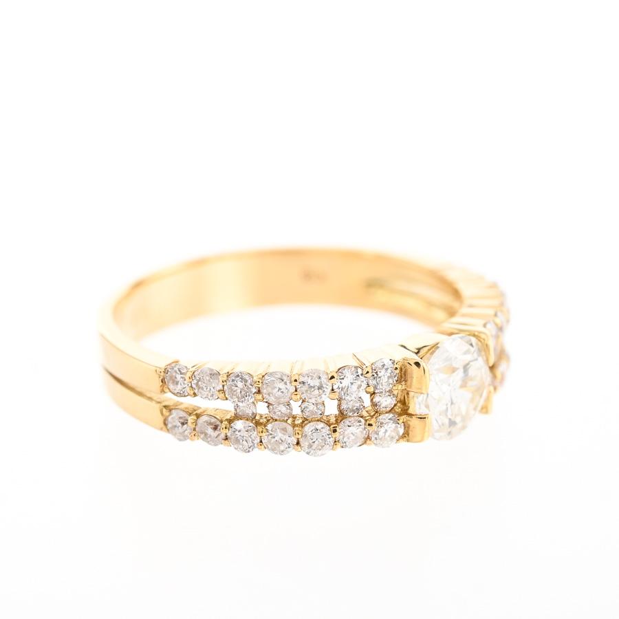 ダイヤ リング  ダイヤ0.502/0.52ct #13 3.5g レディース 中古A品の画像
