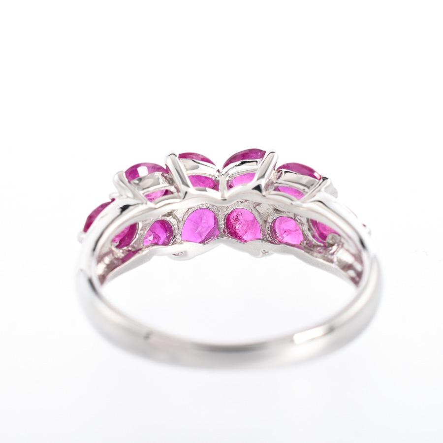 ルビー リング  ルビー2.09ct ダイヤ0.06ct 11.5号 4.4g レディース 中古A品の画像