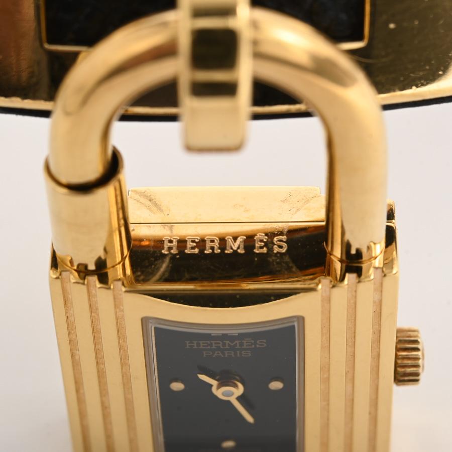 エルメス ケリーウォッチ 腕時計   ブラック レディース 中古A品の画像