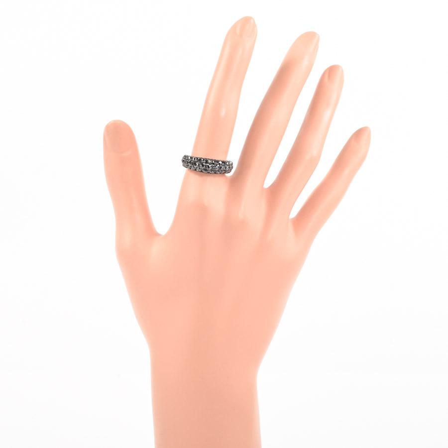 ブラックダイヤ リング  ブラックダイヤ2.08ct 13号 4.6g レディース 中古A品の画像