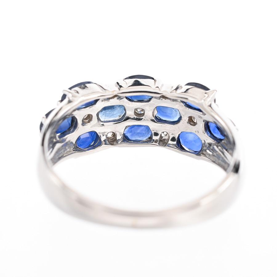 サファイア リング  サファイア1.98ct/ダイヤ0.12ct 12号 3.8g レディース 中古A品の画像