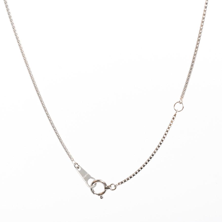 サファイア ネックレス  サファイア0.6ct ダイヤ0.5ct 8.5g レディース 中古A品の画像
