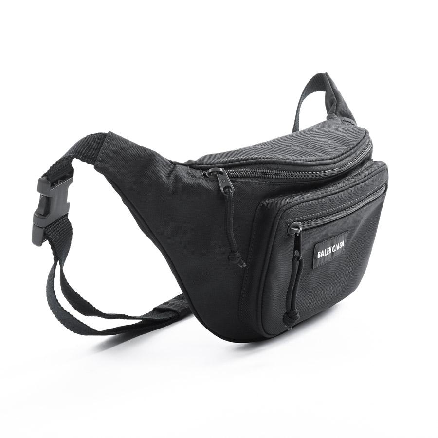 美品 バレンシアガ エクスプローラー ベルトバッグ ボディバッグ ブラック BALENCIAGA（バレンシアガ） エクスプローラーベルトパック ボディ