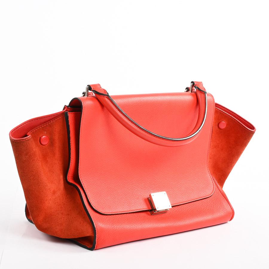 CELINE（セリーヌ） トラペーズミディアム ハンドバッグ 169543 レッド 