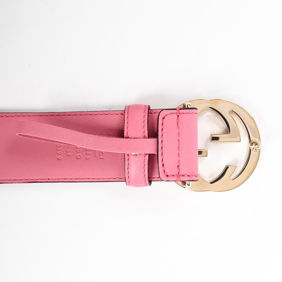 ✨GUCCI✨インターロッキングG✨イタリー製人気のピンクベージュ✨ベルト GUCCI（グッチ） インターロッキングGベルト ベルト 546386 ピンク