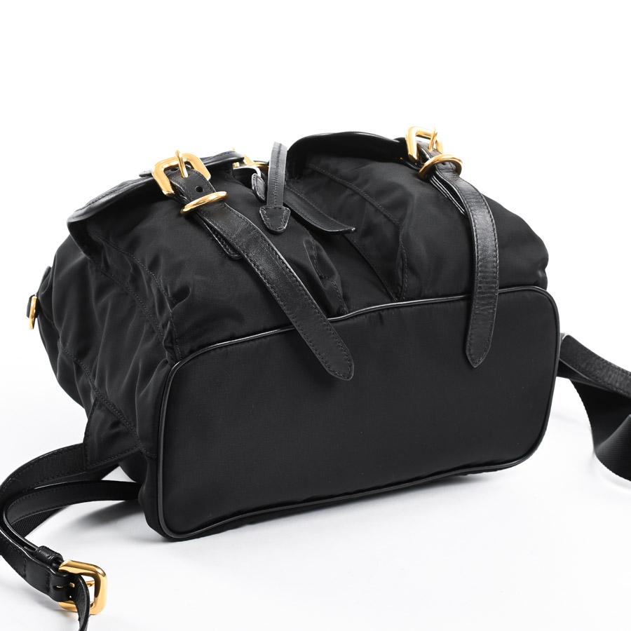 プラダ バックパック バックパック　リュックサック  1BZ677 ブラック レディース  中古A品の画像