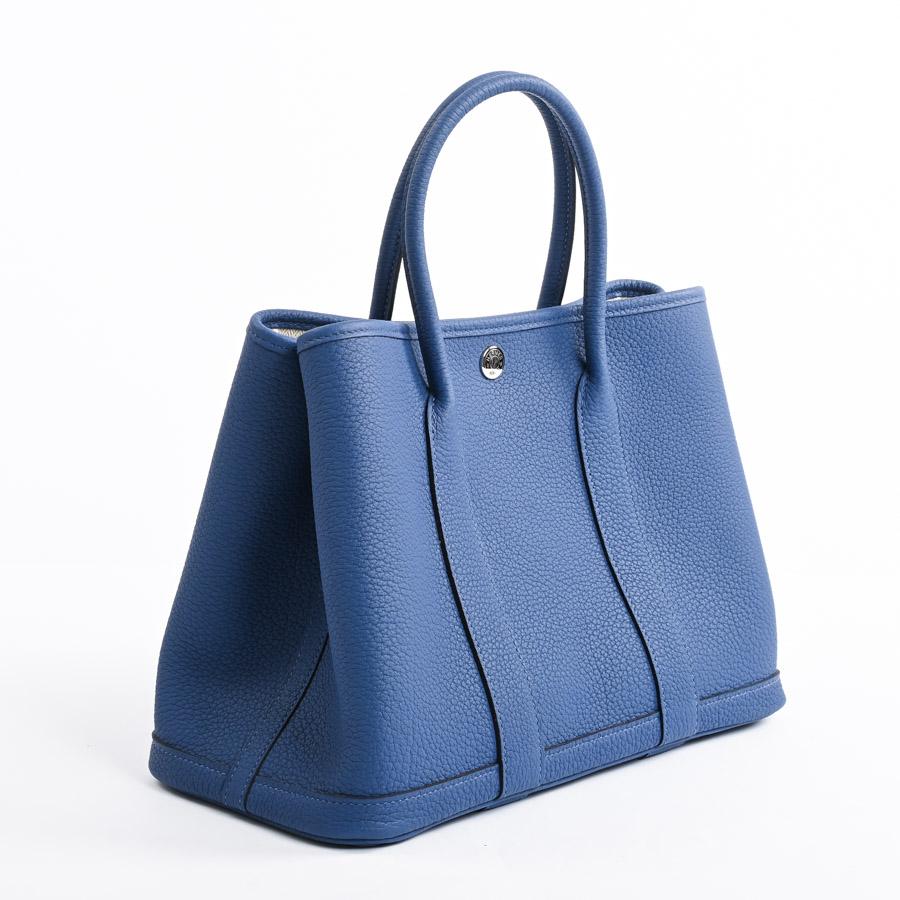 HERMES（エルメス） ガーデンパーティTPM ハンドバッグ ブルー 