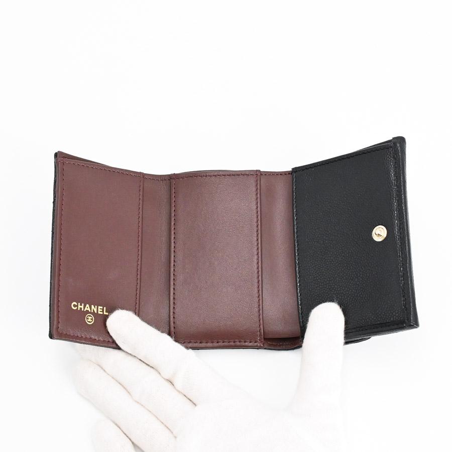シャネル クラシックスモールウォレット ミニウォレット  AP0230 ブラック レディース  中古A品の画像