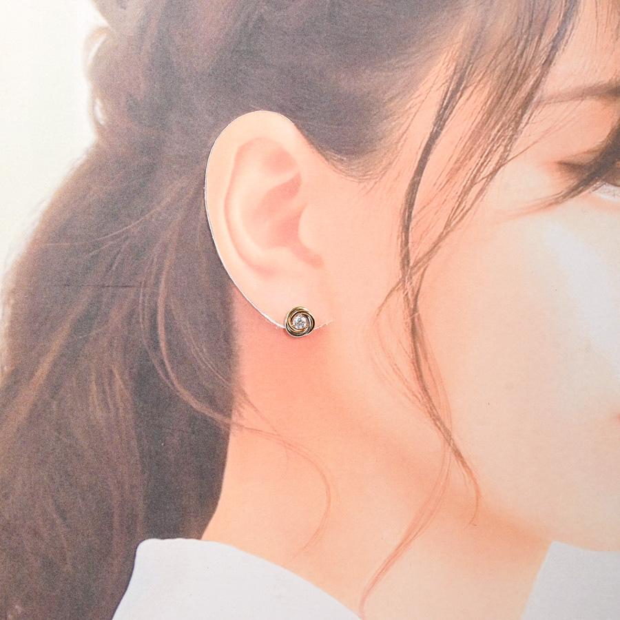 Cartier（カルティエ） トリニティ ピアス チャーム:約W8xH8mm