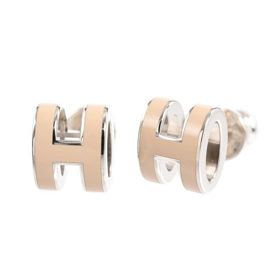 HERMES（エルメス） ミニポップH ピアス マロン レディース 未使用品