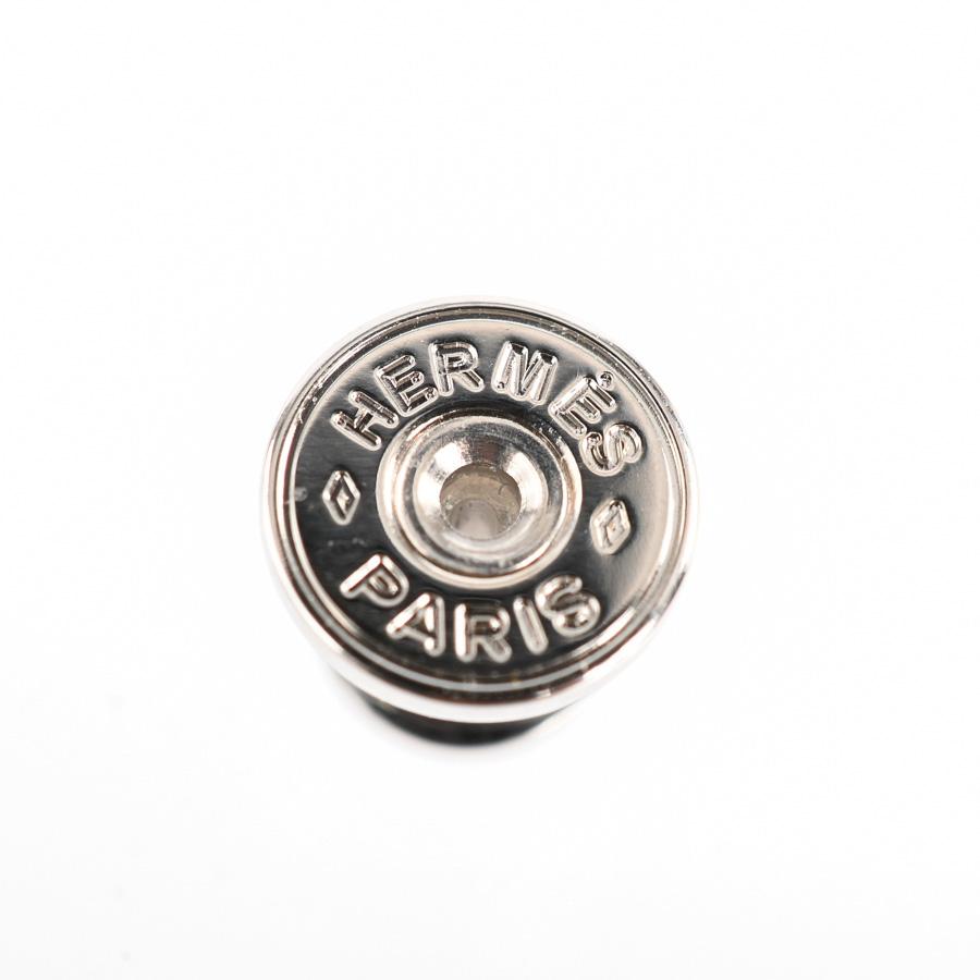 HERMES（エルメス） ミニポップH ピアス ホワイト ユニセックス 中古SA 