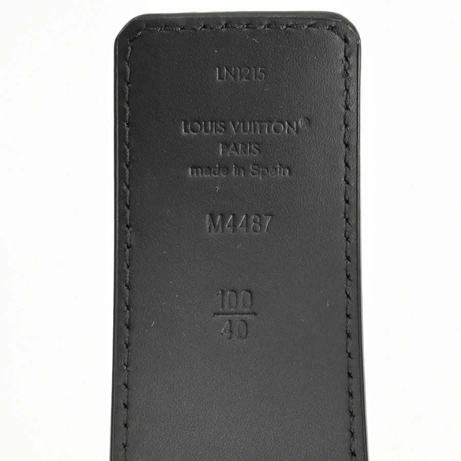 ルイヴィトン LVイニシャル40MMリバーシブル ベルト  M4487S ブラック メンズ 中古A品の画像