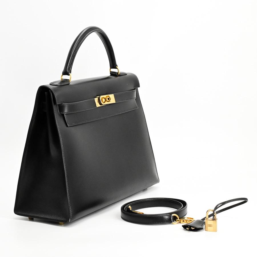 HERMES（エルメス） ケリー32 ハンドバッグ ブラック レディース X 