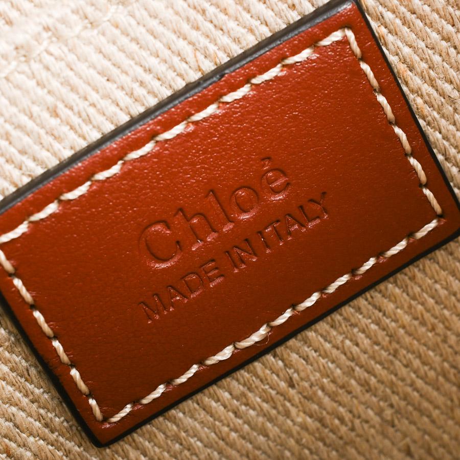 クロエ WOODYミニトートバッグ ショルダーバッグ  CHC22AP237I2690U ベージュ レディース  中古A品の画像