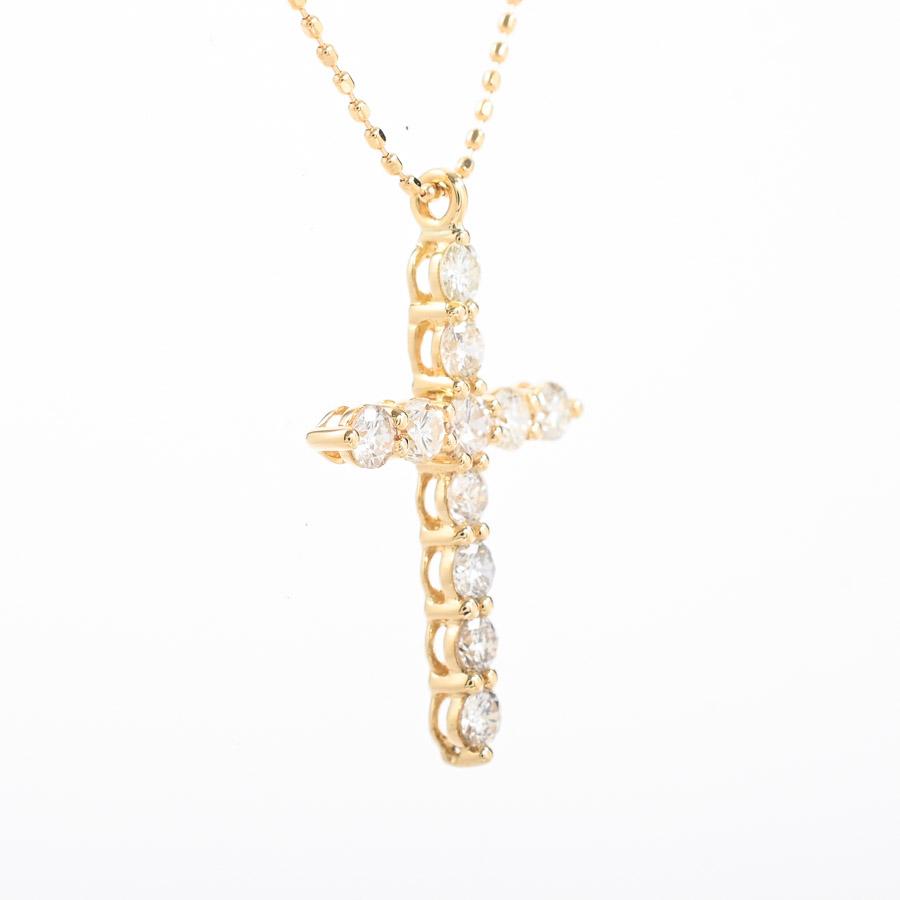 ダイヤ ネックレス  ダイヤ0.8ct 2.3g レディース 中古A品の画像