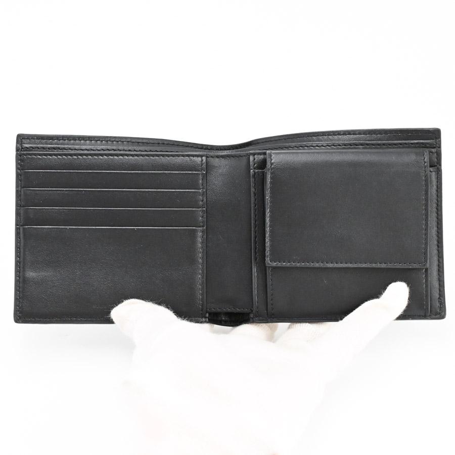 セリーヌ バイフォールドウォレット 二つ折財布  10C873 ブラック メンズ  中古A品の画像