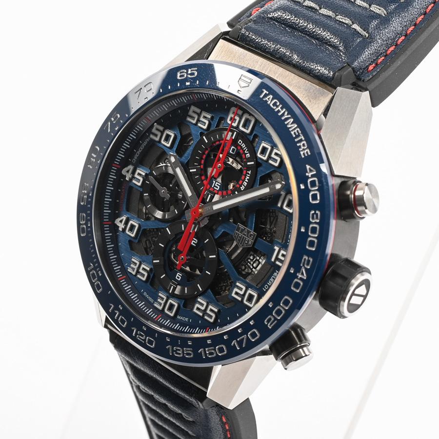 タグ・ホイヤー TAG HEUER カレラ キャリバー ホイヤー01 クロノグラフ レッドブル CAR2A1N.FT6100 ブルー ステンレススチール 自動巻き メンズ 腕時計 TAG HEUER（タグ・ホイヤー） カレラキャリバーホイヤー01 クロノ