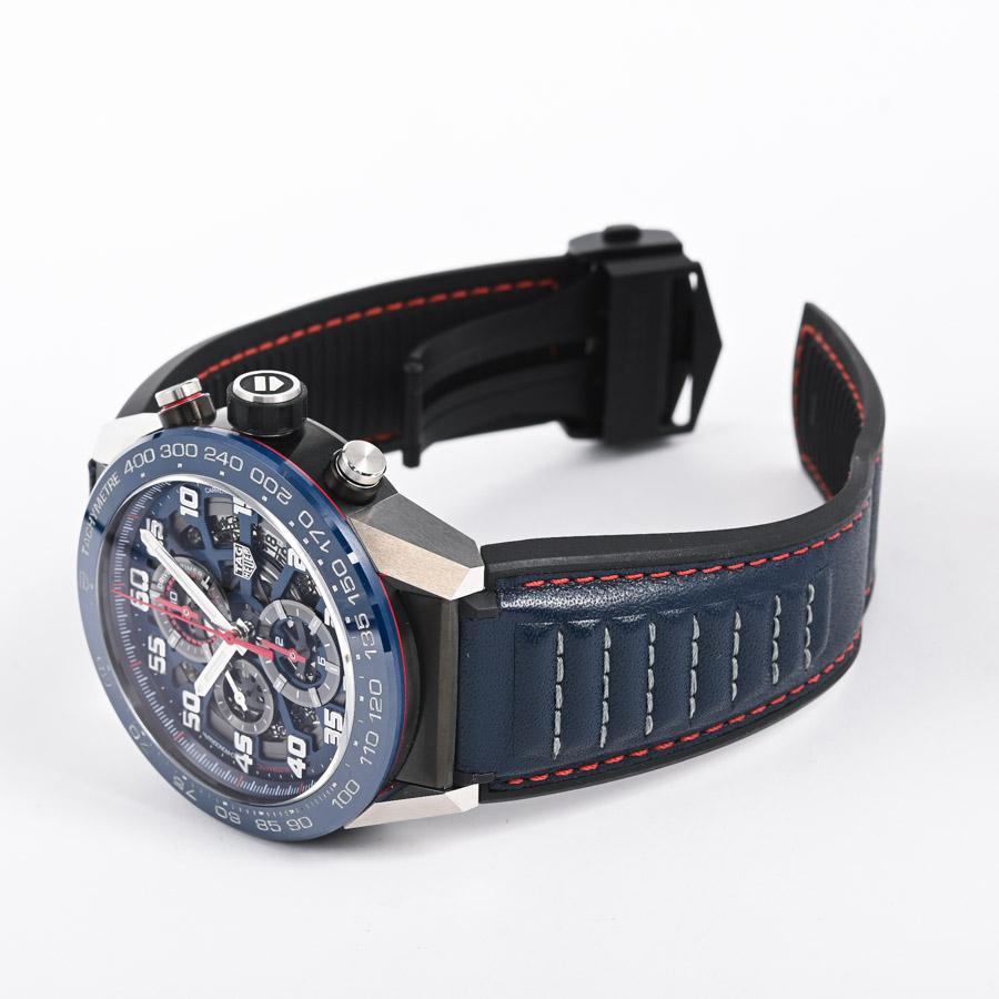 タグ・ホイヤー TAG HEUER カレラ キャリバー ホイヤー01 クロノグラフ レッドブル CAR2A1N.FT6100 ブルー ステンレススチール 自動巻き メンズ 腕時計 TAG HEUER（タグ・ホイヤー） カレラキャリバーホイヤー01 クロノ