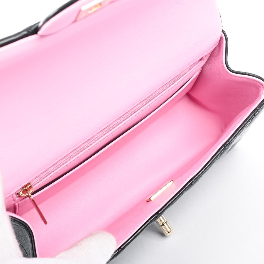 シャネル トップハンドルミニクラシックハンドバッグ AS2431 6240 CHANEL（シャネル） トップハンドル ミニ クラシック ハンドバッグ