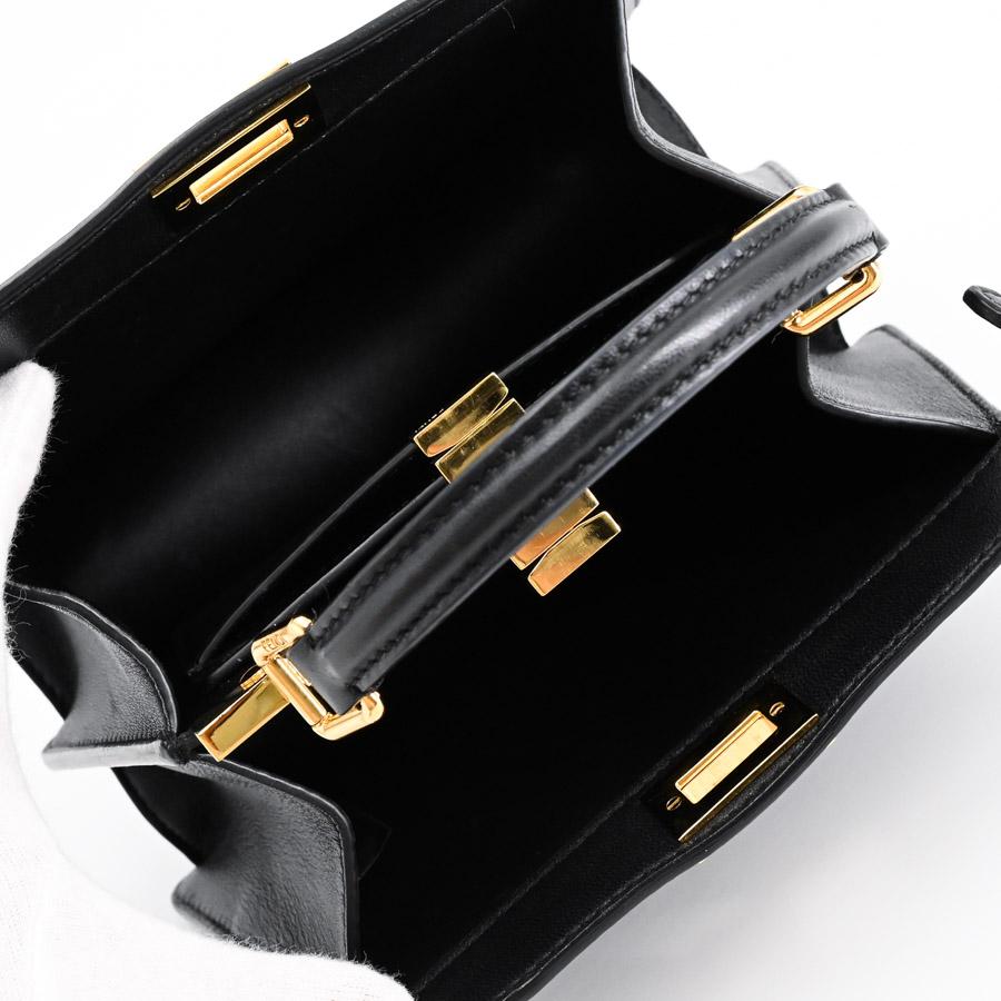 未使用品 FENDI フェンディ ピーカブー ISeeU プチ 8BN335 ABVE F0KUR ナッパレザー ブラック レディース FENDI（フェンディ） （未使用 展示品）FENDI 8BN335 ピーカブー ISeeU