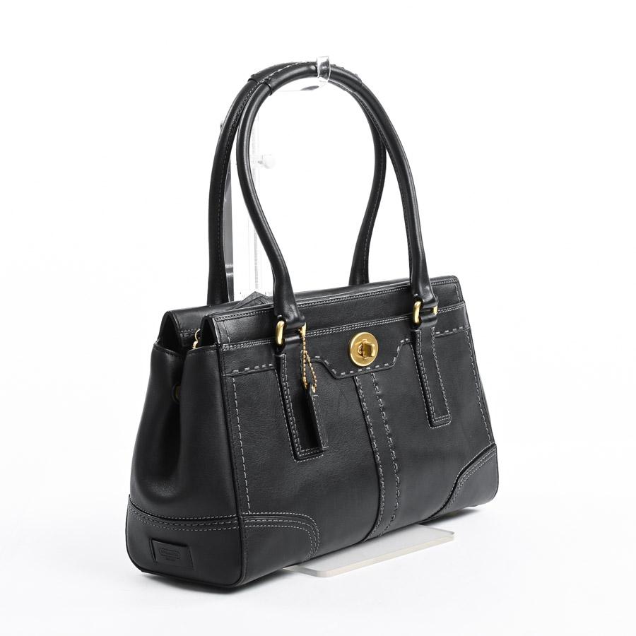 【美品】COACH コーチ ハンドバッグ ブラック レザー ゴールド金具 COACH（コーチ） ハンドバッグ ハンドバッグ 11547 ブラック ユニ