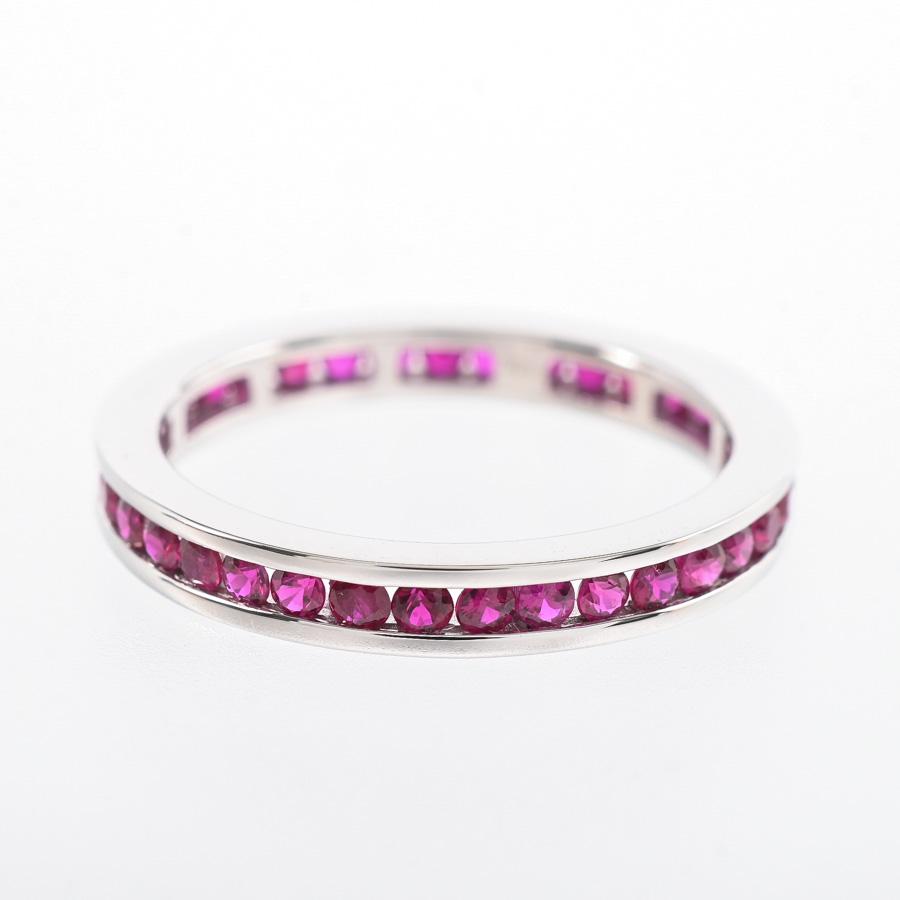 ルビー リング  ルビー1.12ct 18号 3.6g レディース 中古A品の画像