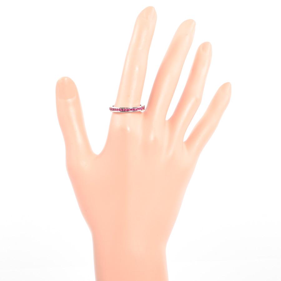 ルビー リング  ルビー1.12ct 18号 3.6g レディース 中古A品の画像