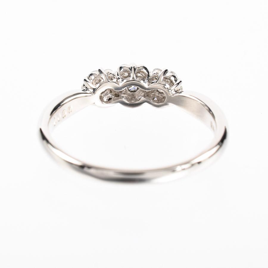 ダイヤ リング  ダイヤ0.5ct 18号 5.1g レディース 中古A品の画像