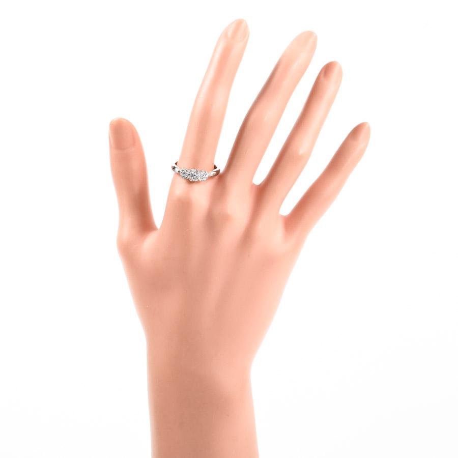 ダイヤ リング  ダイヤ0.5ct 18号 5.1g レディース 中古A品の画像