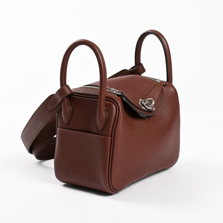 HERMES（エルメス） ミニリンディ2 ショルダーバッグ ダークブラウン 