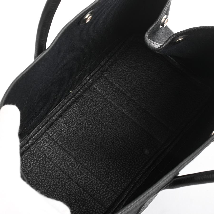HERMES（エルメス） ガーデンパーティTPM ハンドバッグ ブラック ユニ