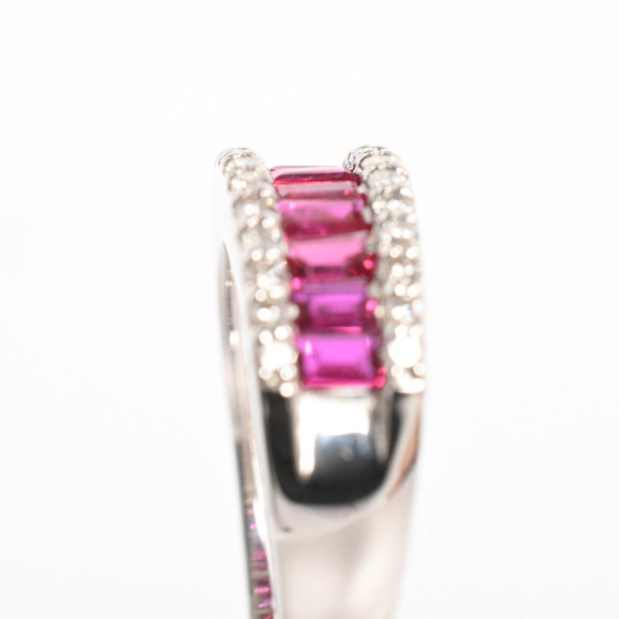 ルビー リング  ルビー0.92ct ダイヤ0.3ct 12号 5.7g レディース 中古A品の画像