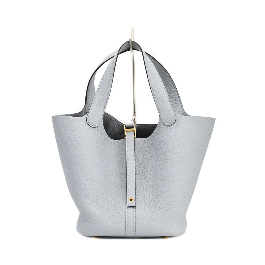 HERMES エルメス ピコタンMM トリヨンクレマンス レザー ハンドバッグ HERMES（エルメス） ピコタンロックMM ハンドバッグ トリヨン