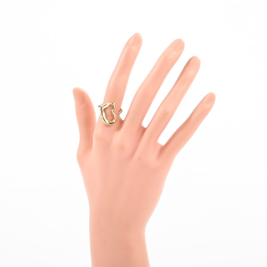美品 Tiffany&Co. ティファニー オープンハート リング 指輪 10号 TIFFANY&Co.（ティファニー） オープンハート リング 10号 レディース