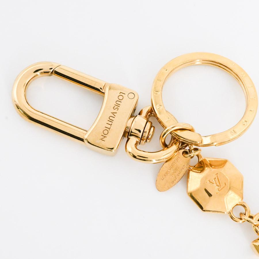 美品✨️ルイ・ヴィトンのゴールド「キーホルダー・LV ファセット型番M LOUIS VUITTON（ルイ・ヴィトン） LVファセット キーホルダー M65216