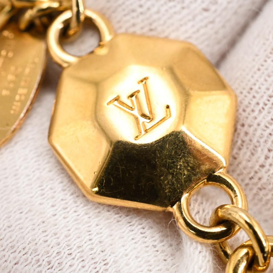 美品✨️ルイ・ヴィトンのゴールド「キーホルダー・LV ファセット型番M LOUIS VUITTON（ルイ・ヴィトン） LVファセット キーホルダー M65216