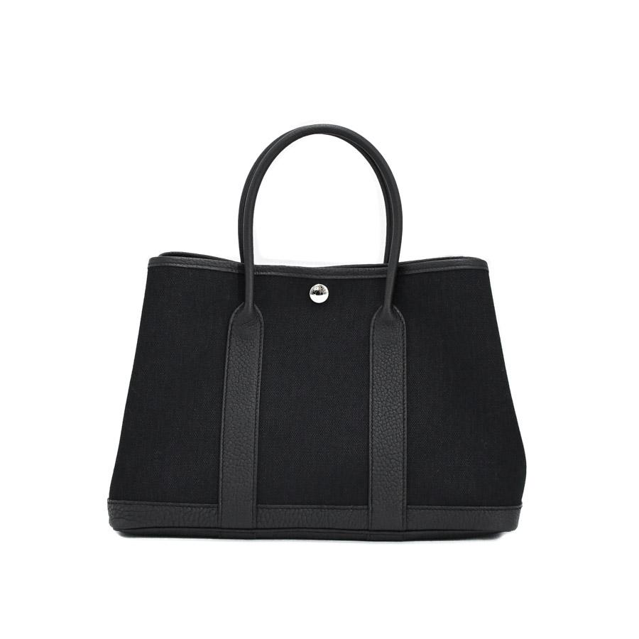 HERMES（エルメス） ガーデンパーティTPM ハンドバッグ ブラック 