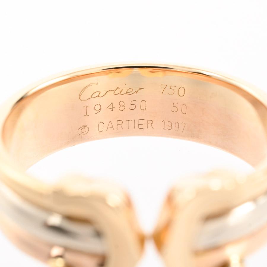 カルティエ 2C リング  #50  レディース 中古A品の画像