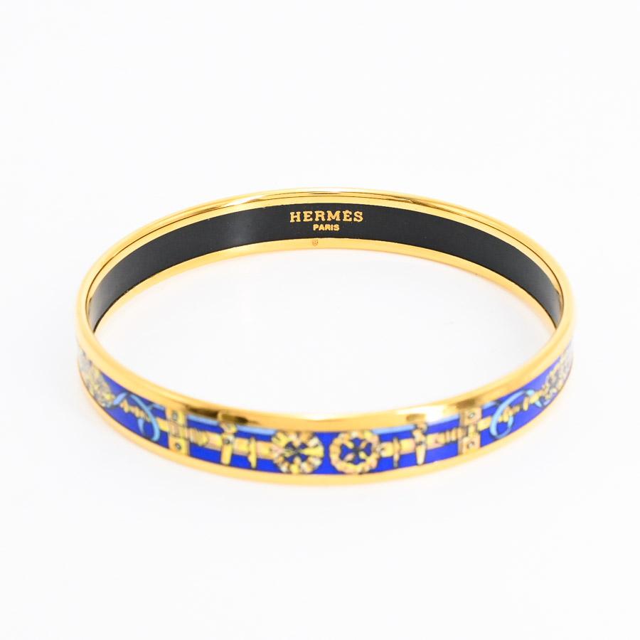 HERMES（エルメス） エマイユPM バングル ブルー レディース 中古AB品
