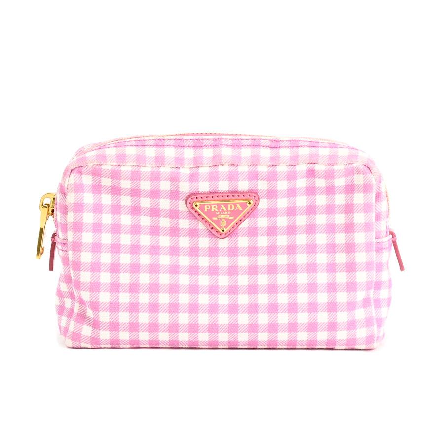 PRADA（プラダ） ポーチ ポーチ 1NA021 ピンク レディース 中古AB品