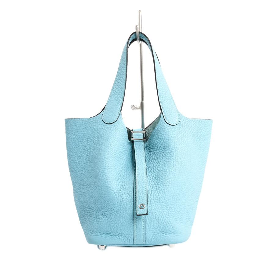 HERMES（エルメス） ピコタンロックPM ハンドバッグ ブルーアトール