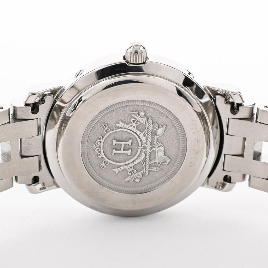 エルメス クリッパー 腕時計 CL4.210  ブルー レディース 中古A品の画像