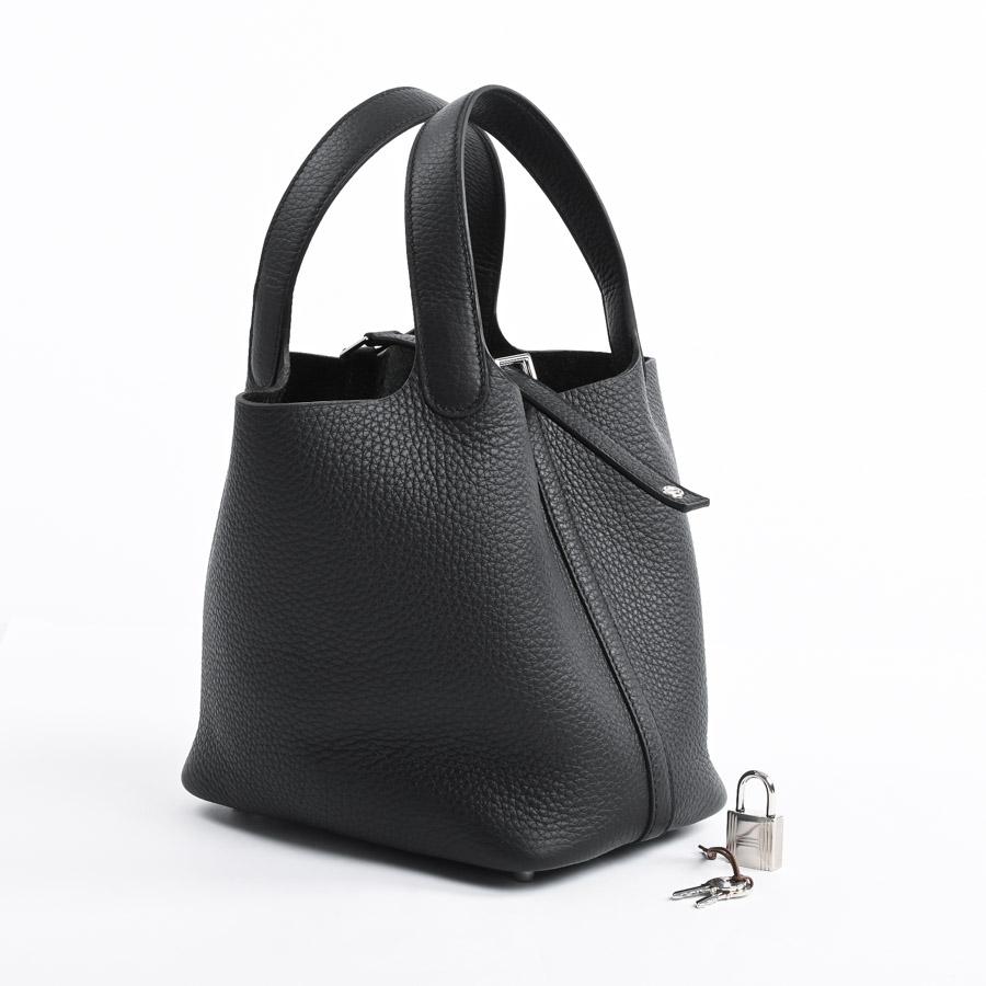 HERMES（エルメス） ピコタンロックPM ハンドバッグ ブラック