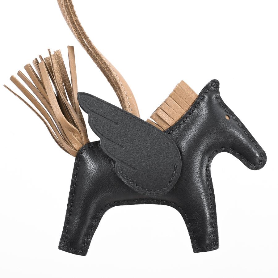 エルメス　ペガサスロデオ　未使用品 HERMES（エルメス） ロデオペガサスPM チャーム ブラック レディース W